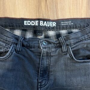 Eddie Bauer Men's Dark Gray Relaxed Jeans